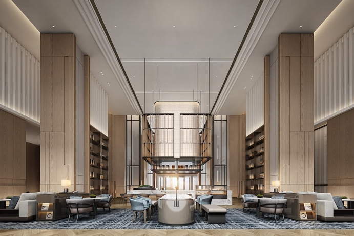Imagen de la piscina del Hotel Courtyard by Marriott Rizhao. Foto 10
