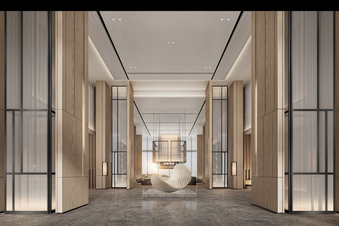 Imagen de los interiores del Hotel Courtyard by Marriott Rizhao. Foto 8