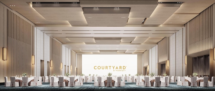Imagen de los interiores del Hotel Courtyard by Marriott Rizhao. Foto 9
