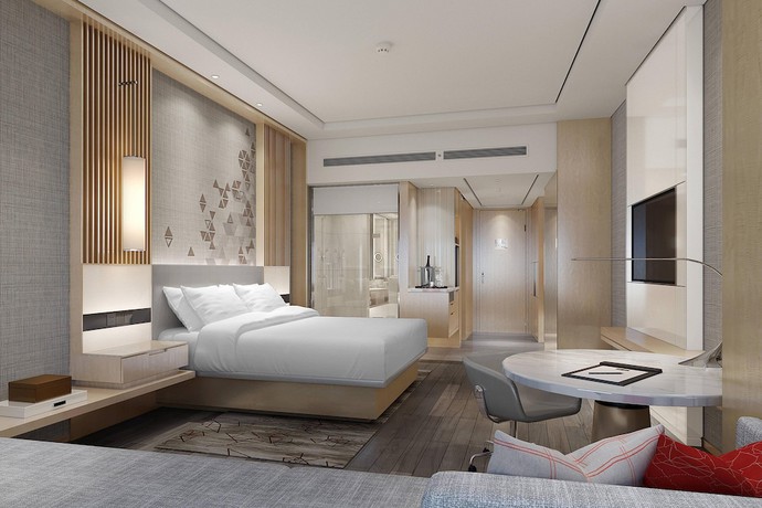 Imagen de la habitación del Hotel Courtyard by Marriott Shanghai Songjiang. Foto 8