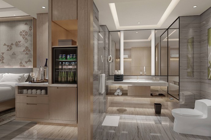 Imagen de la habitación del Hotel Courtyard by Marriott Shanghai Songjiang. Foto 10