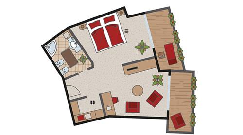 Imagen de la habitación del Hotel Cristal, Deutschnofen - Nova Ponente. Foto 11