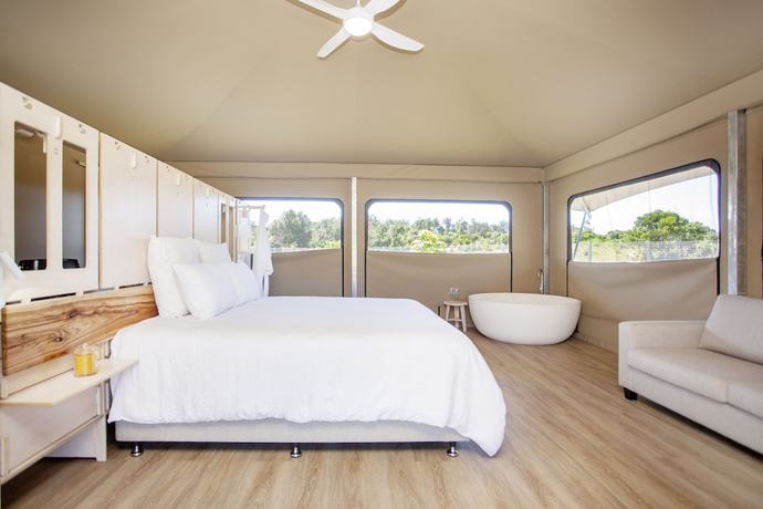 Imagen de la habitación del Hotel Crowdy Bay Eco Resort. Foto 2
