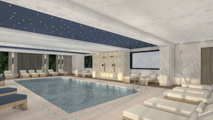 Imagen de la piscina del Hotel Crowne Plaza Constanta Mamaia Beach, an IHG. Foto 15