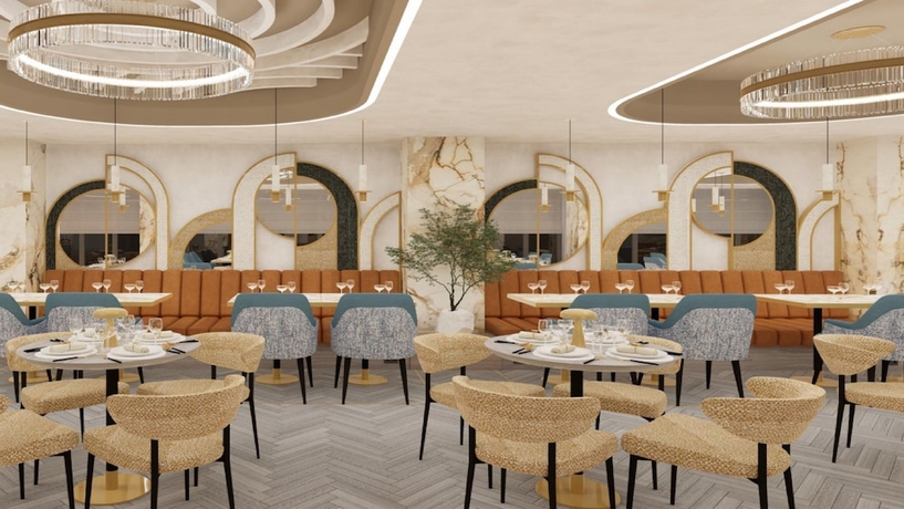 Imagen del bar/restaurante del Hotel Crowne Plaza Constanta Mamaia Beach, an IHG. Foto 4