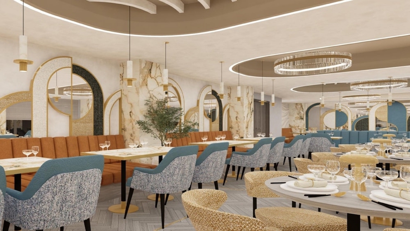 Imagen del bar/restaurante del Hotel Crowne Plaza Constanta Mamaia Beach, an IHG. Foto 6