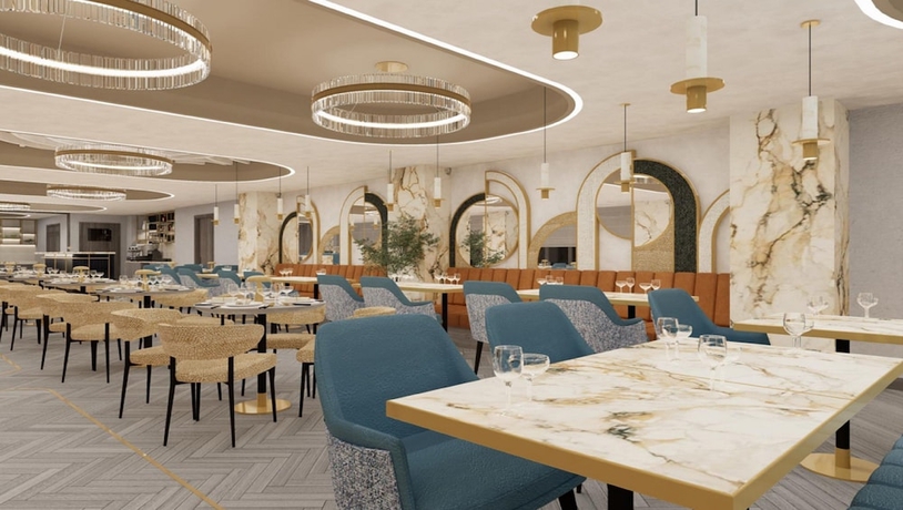 Imagen del bar/restaurante del Hotel Crowne Plaza Constanta Mamaia Beach, an IHG. Foto 7