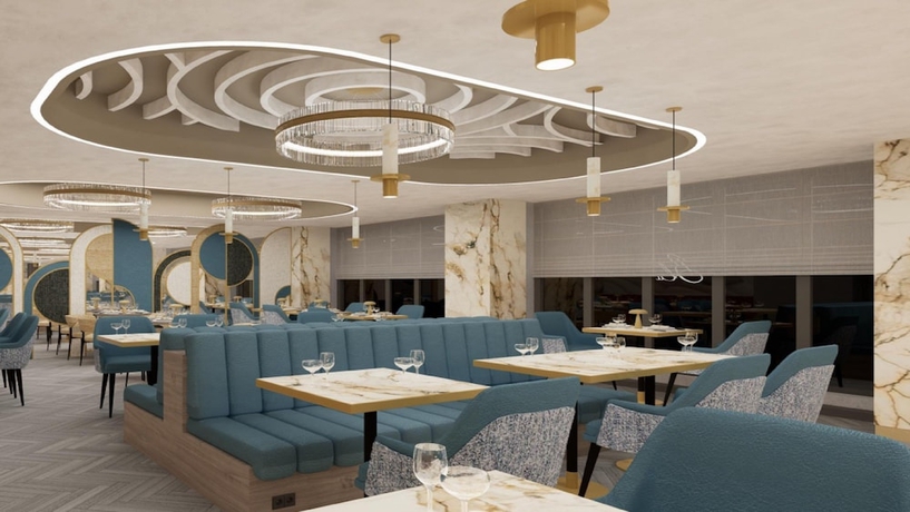 Imagen del bar/restaurante del Hotel Crowne Plaza Constanta Mamaia Beach, an IHG. Foto 8