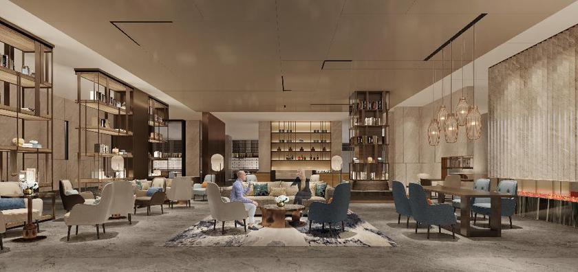 Imagen de los interiores del Hotel Crowne Plaza Dalian Xinghai, An Ihg. Foto 19