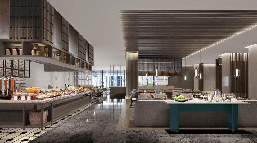 Imagen del bar/restaurante del Hotel Crowne Plaza Dalian Xinghai, An Ihg. Foto 5