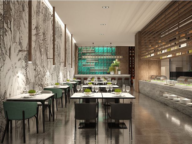 Imagen del bar/restaurante del Hotel Crowne Plaza Danang City Centre by IHG. Foto 10
