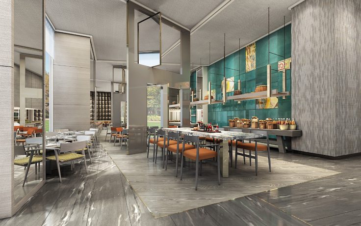 Imagen del bar/restaurante del Hotel Crowne Plaza Qidong, An Ihg. Foto 5