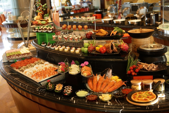 Imagen del bar/restaurante del Hotel Crowne Plaza Shanghai Fudan, An Ihg. Foto 4