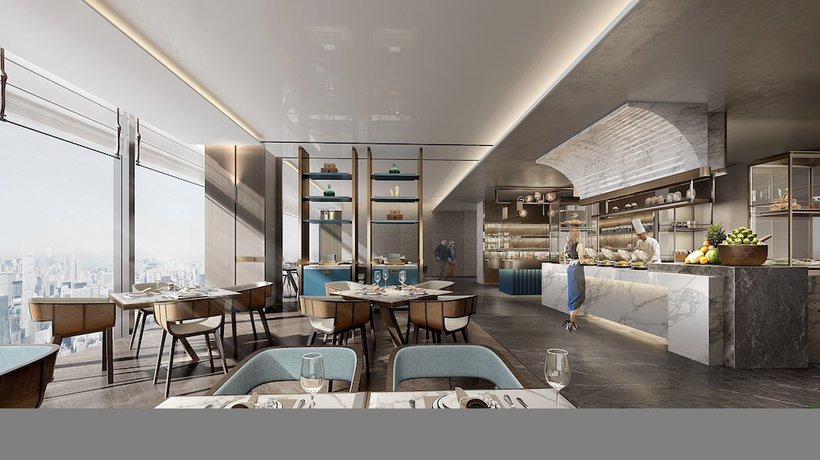 Imagen del bar/restaurante del Hotel Crowne Plaza Shanghai Hongqiao. Foto 2