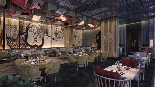 Imagen del bar/restaurante del Hotel Crowne Plaza West Cairo Arkan, An Ihg. Foto 2