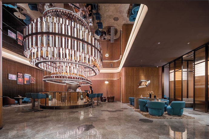 Imagen del bar/restaurante del Hotel Crystal Weihai Happiness Gate. Foto 2