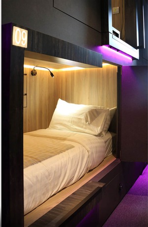 Imagen de la habitación del Hotel Cube Boutique Capsule. Foto 9