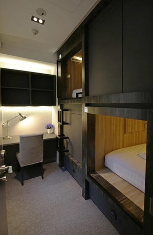 Imagen del bar/restaurante del Hotel Cube Boutique Capsule. Foto 7
