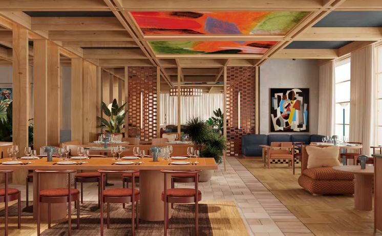 Imagen del bar/restaurante del Hotel Cuber House Valencia, Curio Collection By Hilton. Foto 3