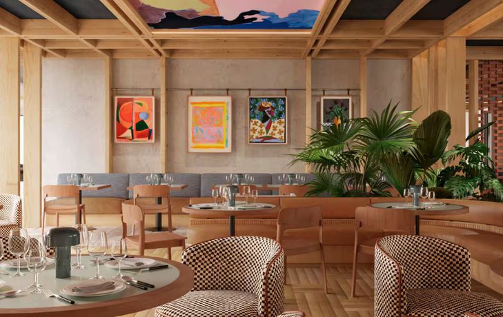 Imagen del bar/restaurante del Hotel Cuber House Valencia, Curio Collection By Hilton. Foto 5