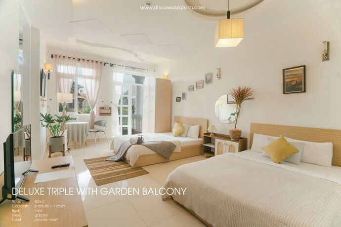 Imagen de la habitación del Hotel D House Dalat. Foto 18