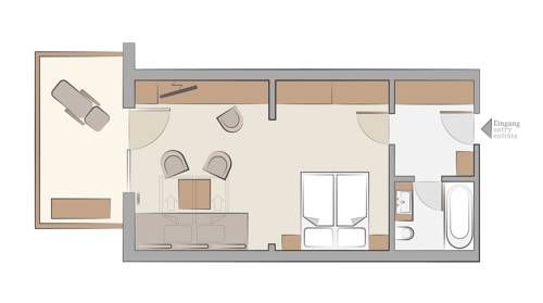 Imagen de la habitación del Hotel DAS.GOLDBERG. Foto 3