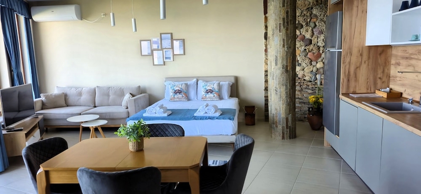 Imagen de la habitación del Hotel DOLPHIN BAY BOUTIQUE COMPLEX Sozopol. Foto 14