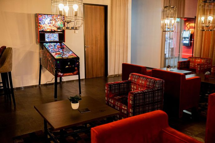 Imagen del bar/restaurante del Hotel DORMERO DeHo Linz. Foto 4