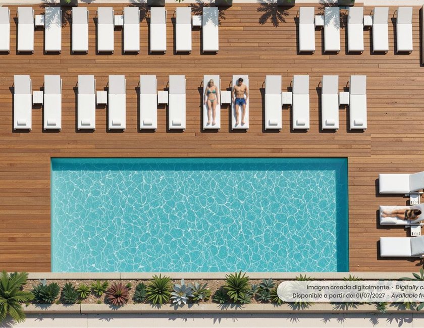 Imagen de la piscina del Hotel DWO Calella Mar. Foto 16