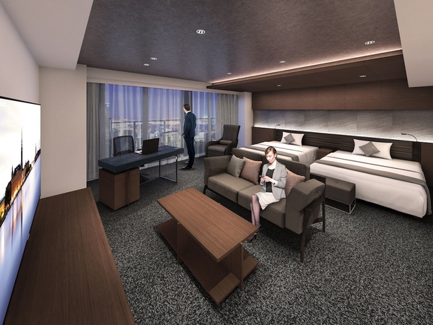 Imagen de la habitación del Hotel Daiwaroynethotel Kobe-sannomiya Premier. Foto 7