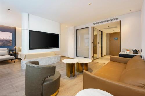 Imagen de la habitación del Hotel Dalian Airport Yingke Road Atour Hotel. Foto 10