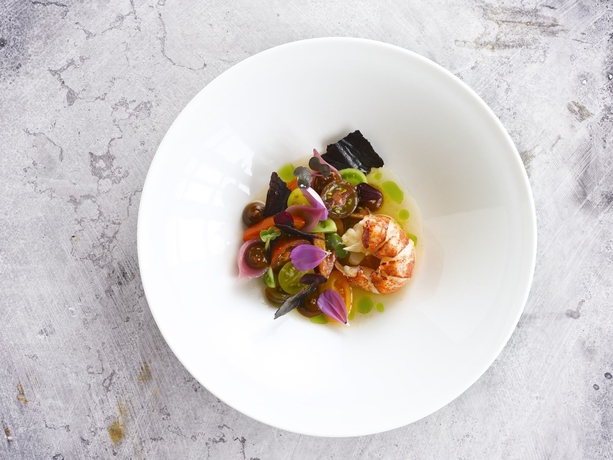 Imagen del bar/restaurante del Hotel Damier. Foto 5