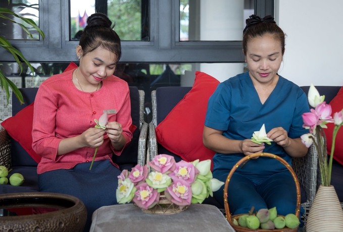 Imagen de los interiores del Hotel Damrei Angkor. Foto 14