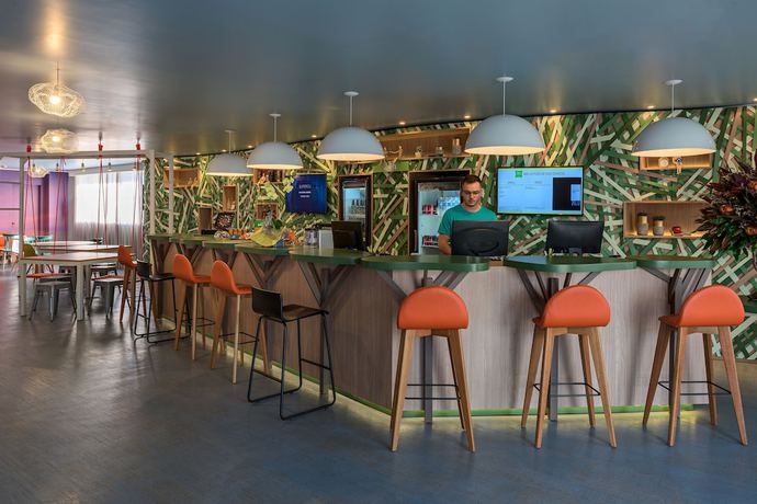 Imagen del bar/restaurante del Hotel Dan Inn S&atilde;o Carlos. Foto 3