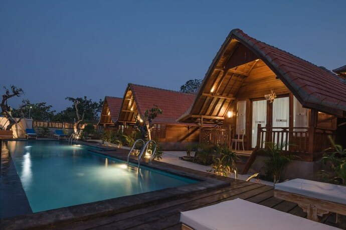 Imagen de la piscina del Hotel Daphila Cottage. Foto 36