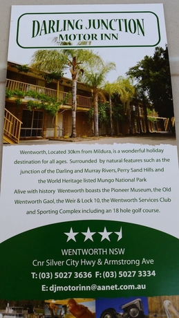 Imagen de los exteriores del Hotel Darling Junction Motor Inn Wentworth. Foto 15
