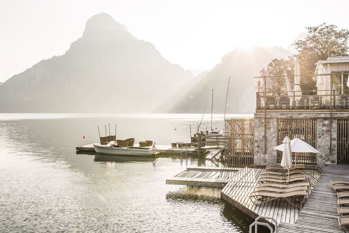 Imagen de los exteriores del Hotel Das Traunsee. Foto 13