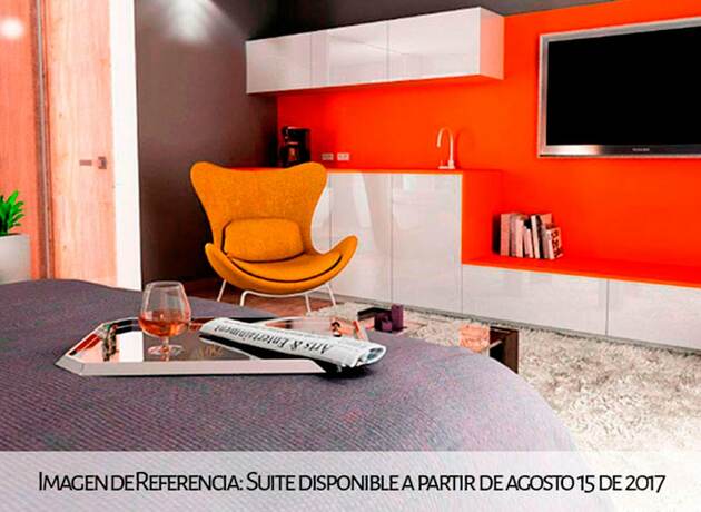 Imagen de la habitación del Hotel De Película Apartasuites. Foto 16