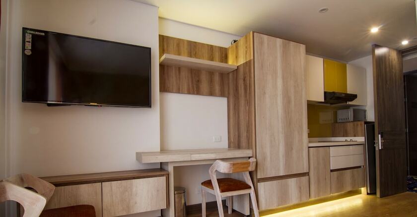 Imagen de la habitación del Hotel De Película Apartasuites. Foto 26