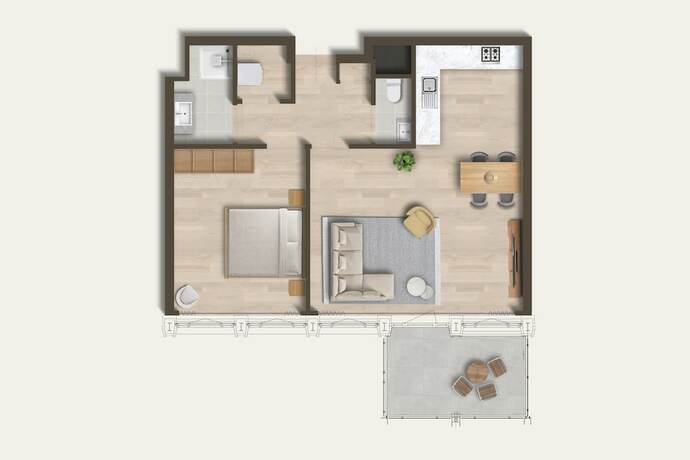 Imagen de la habitación del Hotel De Plesman Residences. Foto 15
