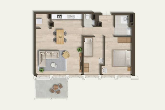 Imagen de la habitación del Hotel De Plesman Residences. Foto 16
