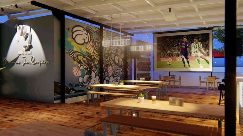 Imagen del bar/restaurante del Hotel Delima. Foto 4