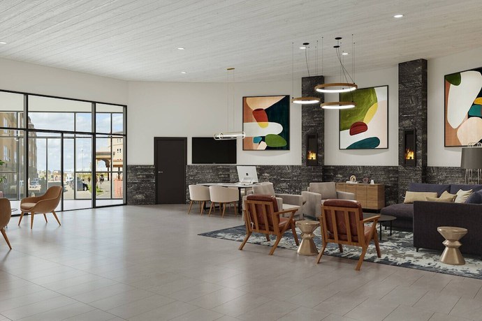 Imagen de los interiores del Hotel Deltas By Marriott Grande Prairie Airport. Foto 3
