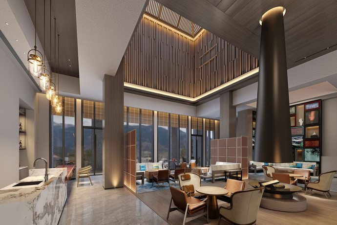 Imagen de los interiores del Hotel Deltas By Marriott Jiuzhaigou. Foto 16