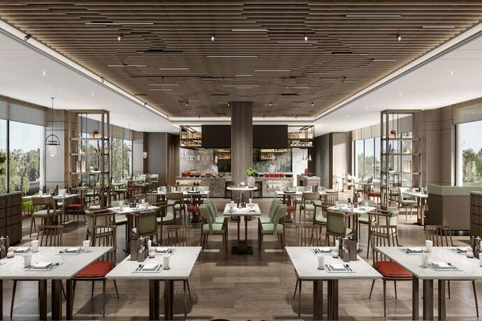 Imagen del bar/restaurante del Hotel Deltas By Marriott Jiuzhaigou. Foto 12