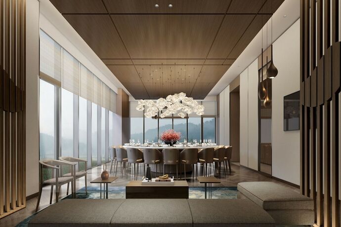 Imagen del bar/restaurante del Hotel Deltas By Marriott Jiuzhaigou. Foto 13