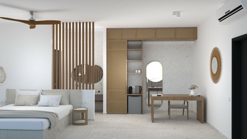 Imagen de la habitación del Hotel Deos Luxury Suites. Foto 19