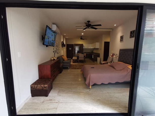 Imagen de la habitación del Hotel Departamento Con Jacuzzi En Playa Del Carmen. Foto 2