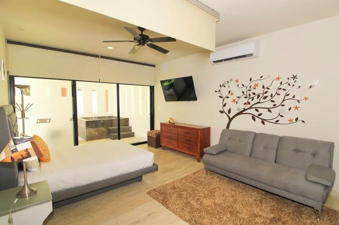 Imagen de la habitación del Hotel Departamento Con Jacuzzi En Playa Del Carmen. Foto 6