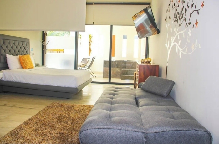 Imagen de la habitación del Hotel Departamento Con Jacuzzi En Playa Del Carmen. Foto 10